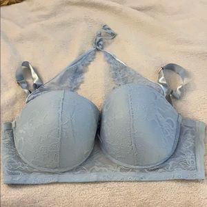 Light blue bra
